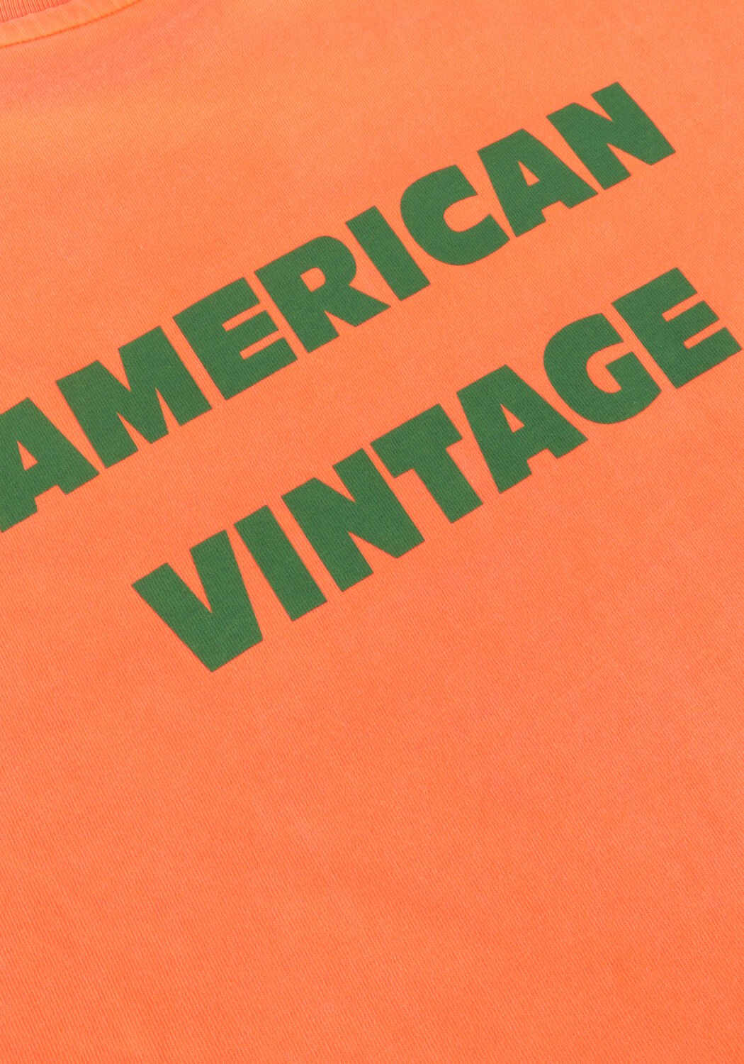 Oranje AMERICAN VINTAGE T-shirt FIZVALLEY - large