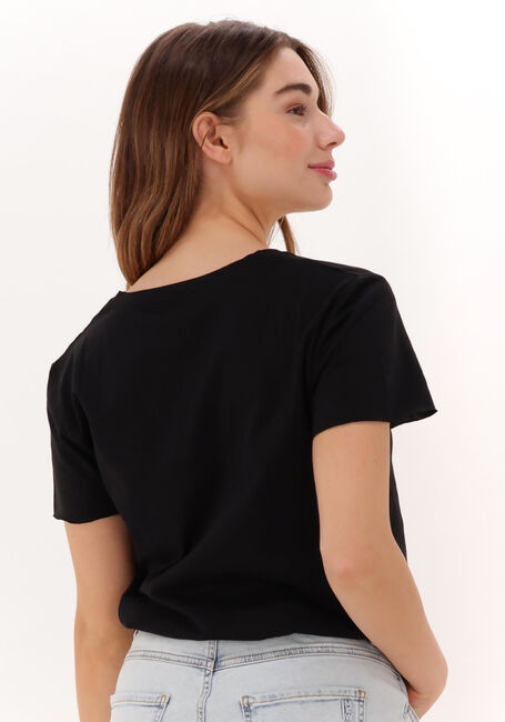 MY ESSENTIAL WARDROBE T-shirt 08 THE VTEE SLUB YARN JERSEY en noir - large