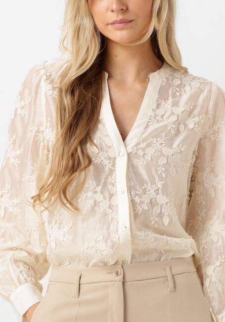 Witte SUMMUM  BLOUSE FLOWER LACE - large