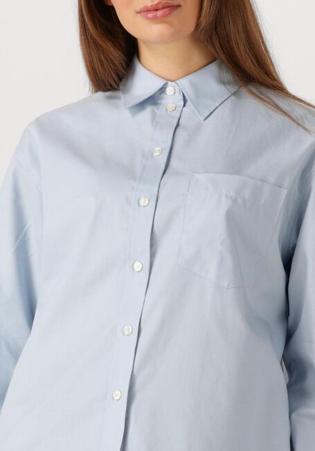 Blauwe SELECTED FEMME  SLFESTER LS OVERSIZE SHIRT - large