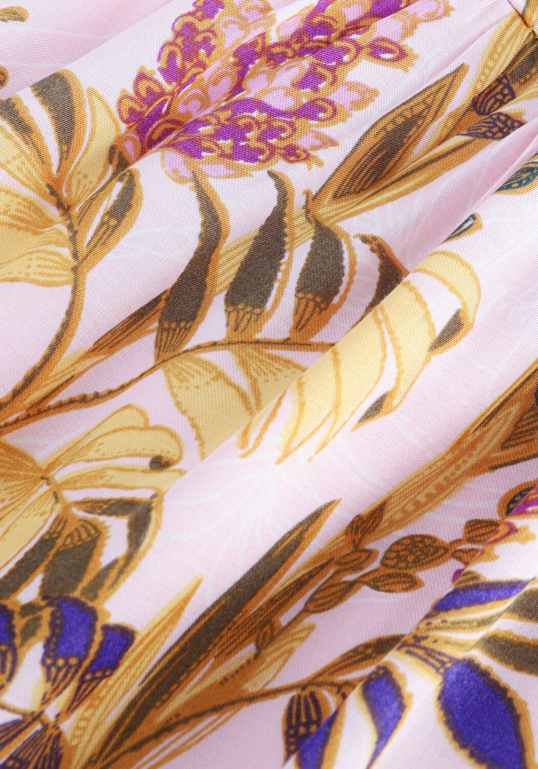 LOLLYS LAUNDRY Robe maxi NEE en rose - large