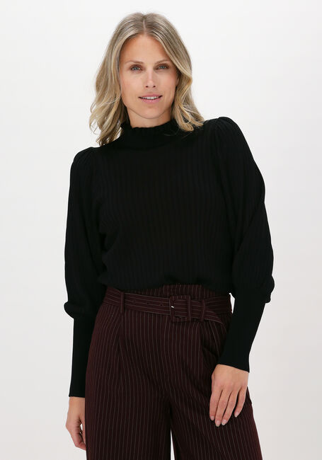 SUMMUM Pull BALLOON SLEEVES SWEATER POINTE en noir - large