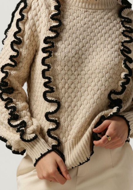 OBJECT Pull OBJYAA L/S KNIT PULLOVER 131 en beige - large