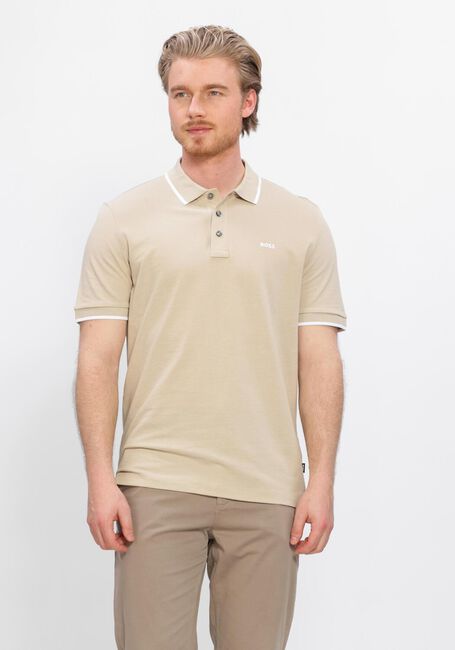 BOSS BLACK Polo PARLAY 190 en beige - large