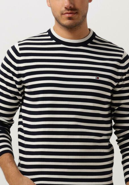 Donkerblauwe TOMMY HILFIGER Trui 1985 CREW NECK SWEATER - large
