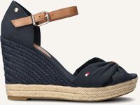Blauwe TOMMY HILFIGER Espadrilles BASIC OPEN TOE HIGH WEDGE Blauwe TOMMY HILFIGER Espadrilles BASIC OPEN TOE HIGH WEDGE - medium