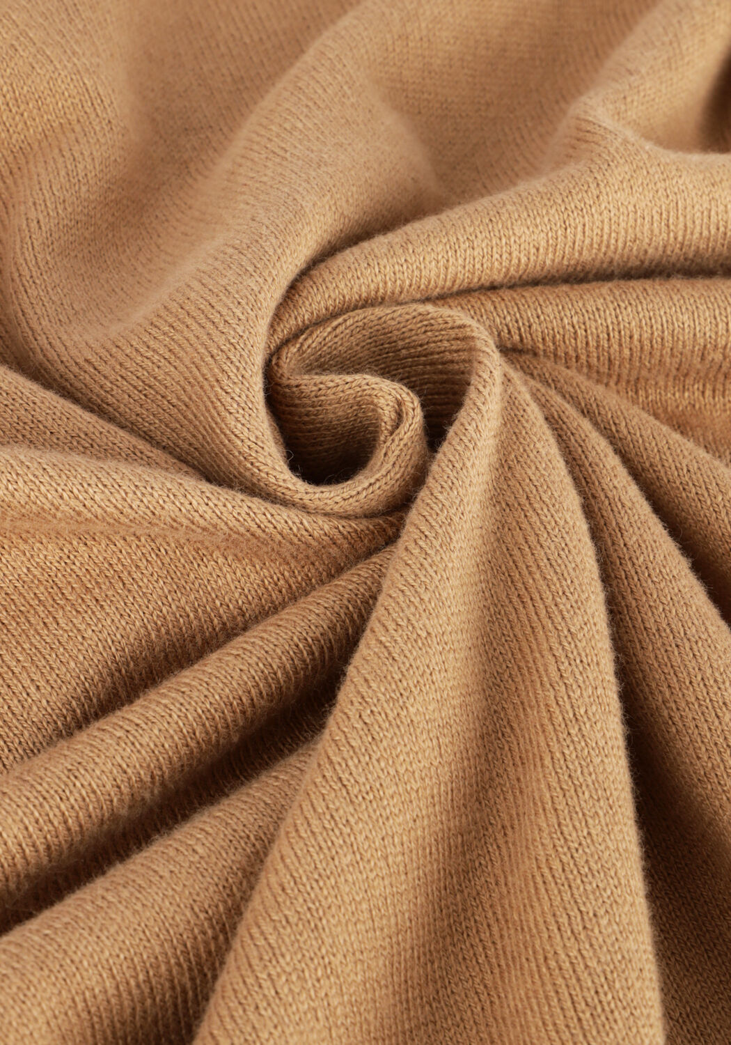 TOMMY HILFIGER Col roul&eacute; PIMA ORG CTN CASHMERE ROLL NECK en marron - large