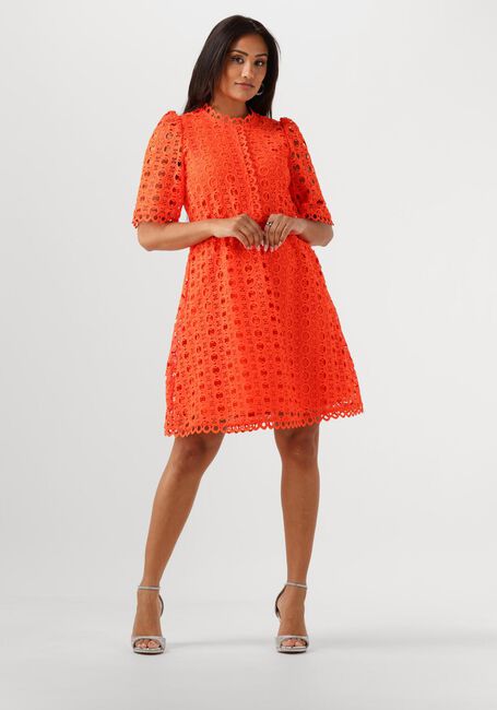 Oranje Y.A.S. Mini jurk YASLARA SHORT DRESS - large
