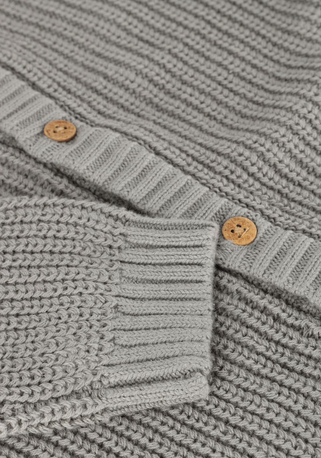 LIL' ATELIER Gilet NBNEMLEN LS KNIT CARD LIL NOOS en gris - large