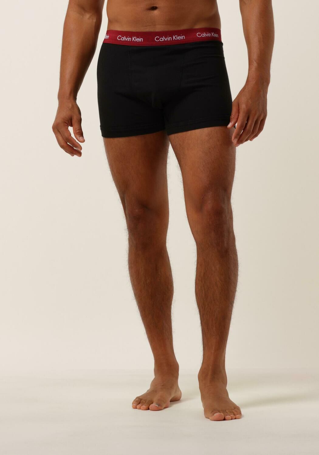 Zwarte CALVIN KLEIN UNDERWEAR Boxershorts 3-PACK TRUNKS - large