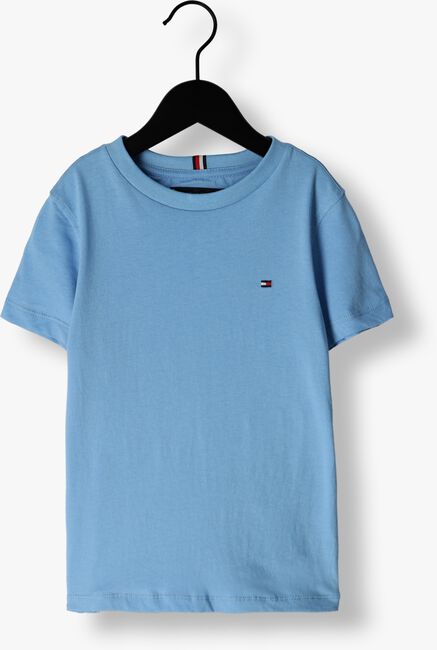 Lichtblauwe TOMMY HILFIGER T-shirt ESSENTIAL COTTON TEE S/S - large