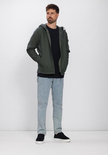 Donkergroene CHASIN Sweater ADAN ZIP - large