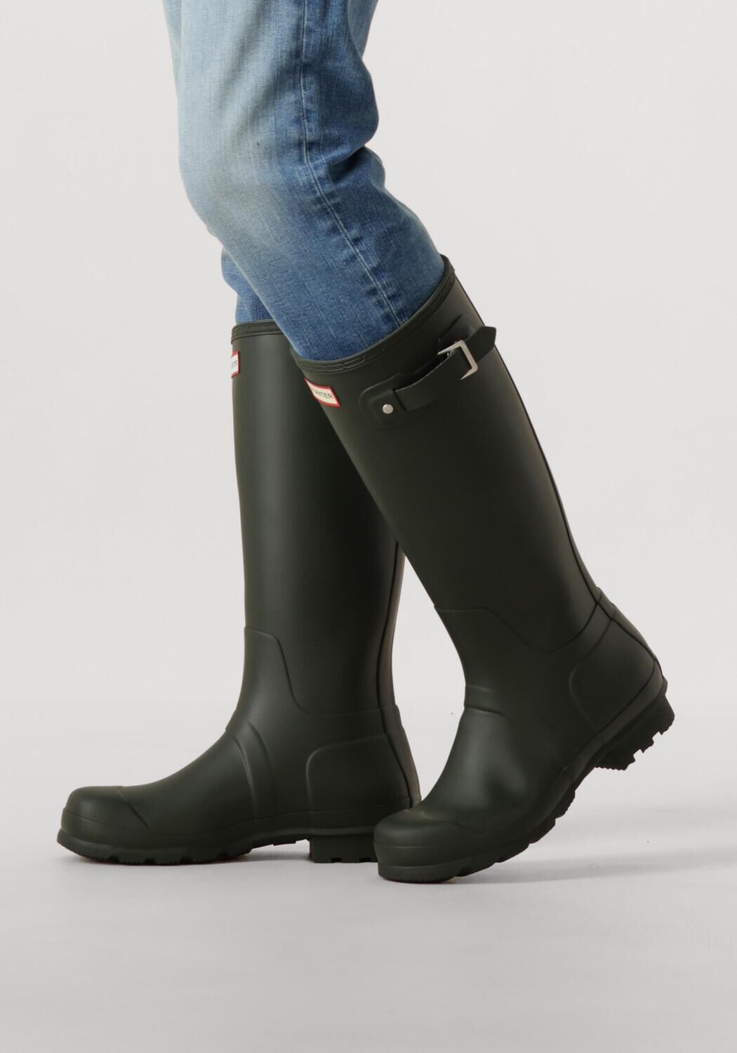 HUNTER Bottes en caoutchouc MENS ORIGINAL TALL en vert - large