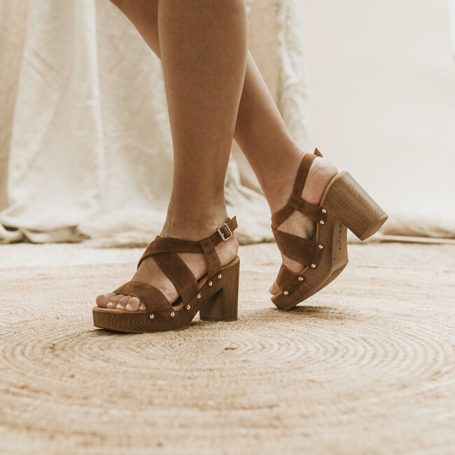 Cognac UNISA Sandalen TERRAT Cognac UNISA Sandalen TERRAT - large