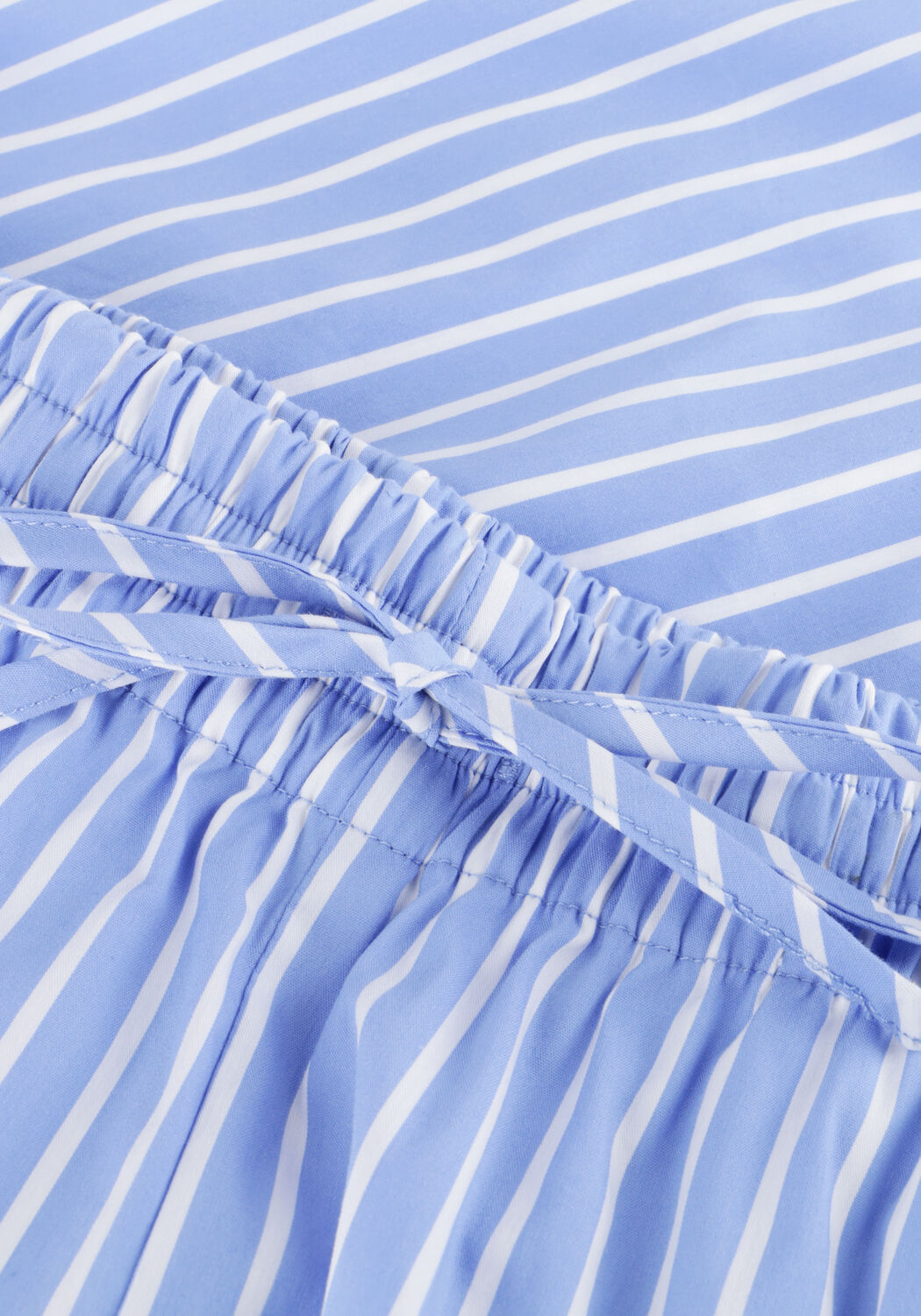 CATWALK JUNKIE Pantalon courte PULL ON STRIPED SHORT Bleu clair - large