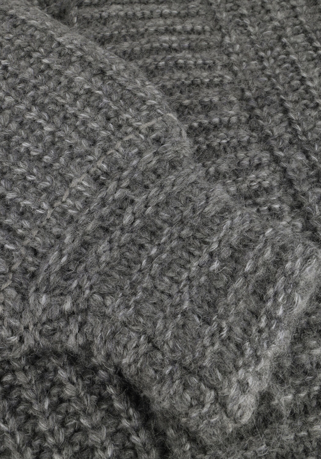 Y.A.S. Gilet YASDALLY LS LONG KNIT CARDIGAN en gris - large