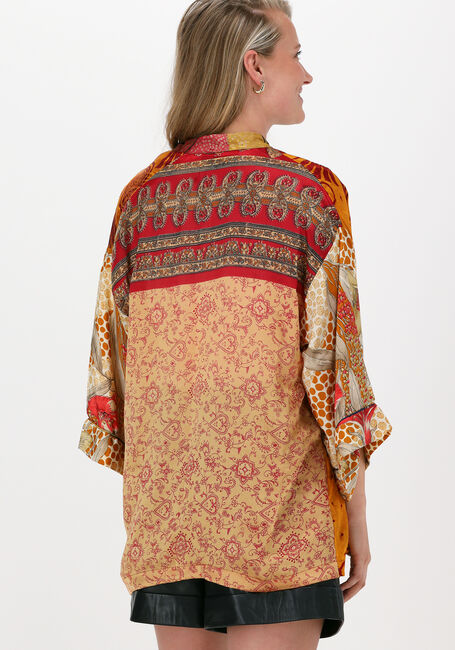 Oranje SISSEL EDELBO Kimono LOTUS SHORT MIX KIMONO - large