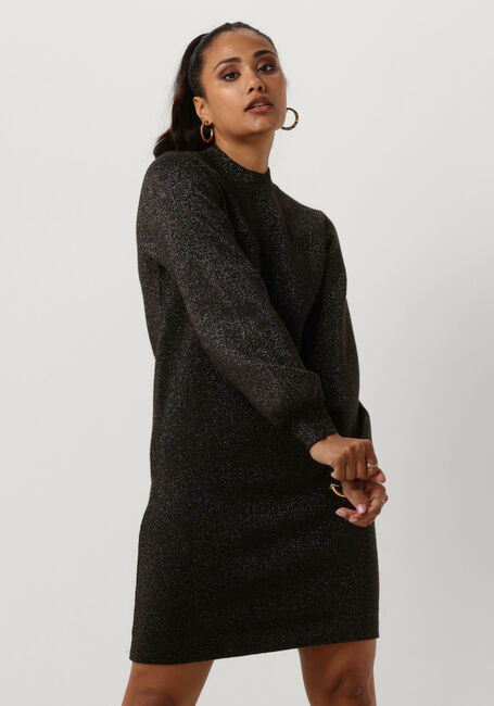 OBJECT Mini robe OBJREYNARD L/S KNIT DRESS en noir - large