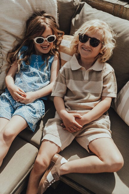 Taupe BAJE STUDIO Korte broek SETH - large