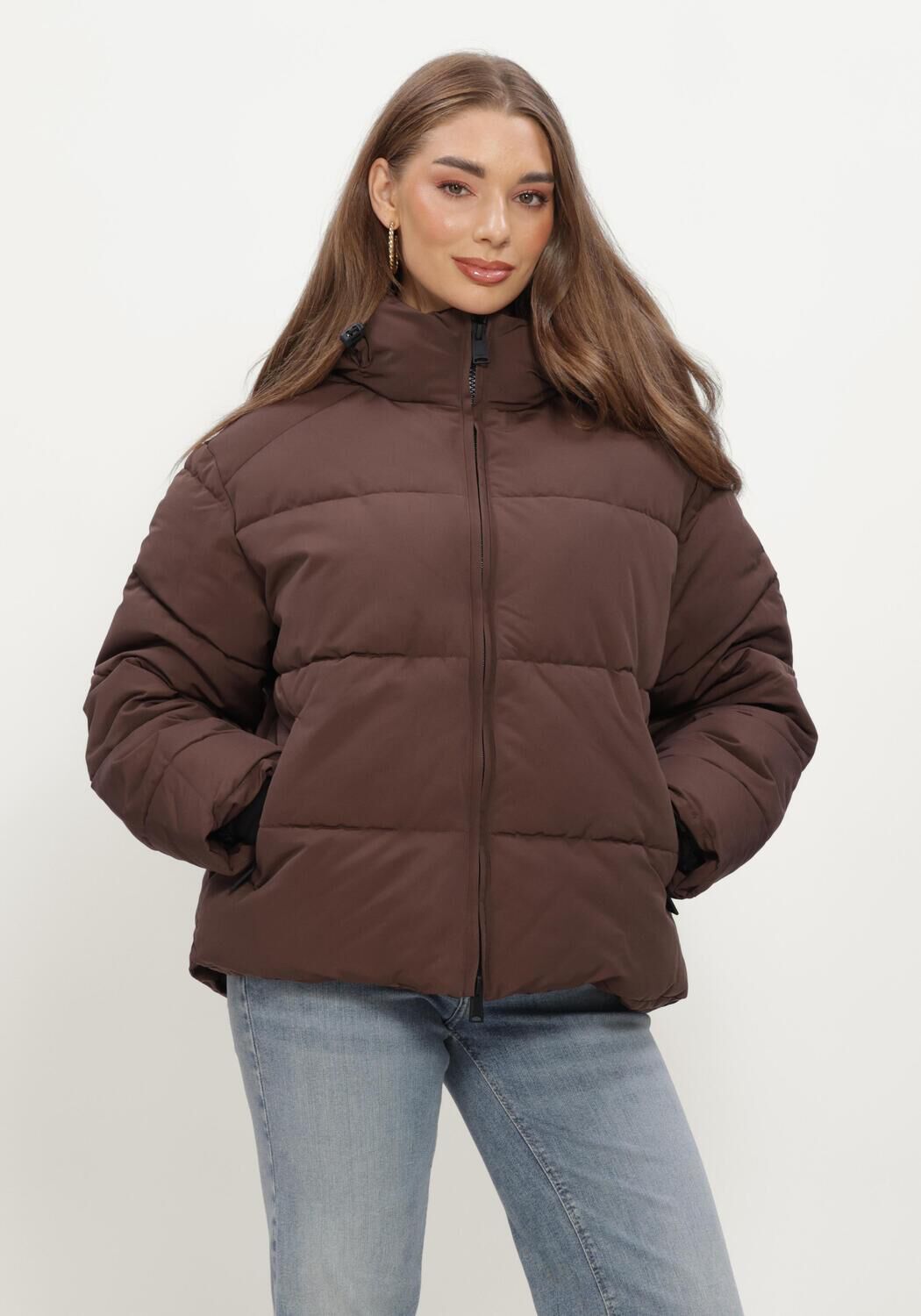 WITHBLACK Veste matelass&eacute; WBLGLORIAN PUFFER JACKET en marron - large
