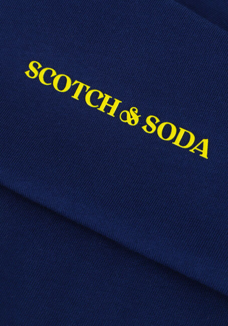 SCOTCH & SODA Pull UNISEX LONG-SLEEVED TEE en bleu - large