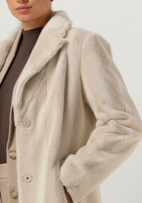 BEAUMONT Manteau en fausse fourrure UNA Écru - large