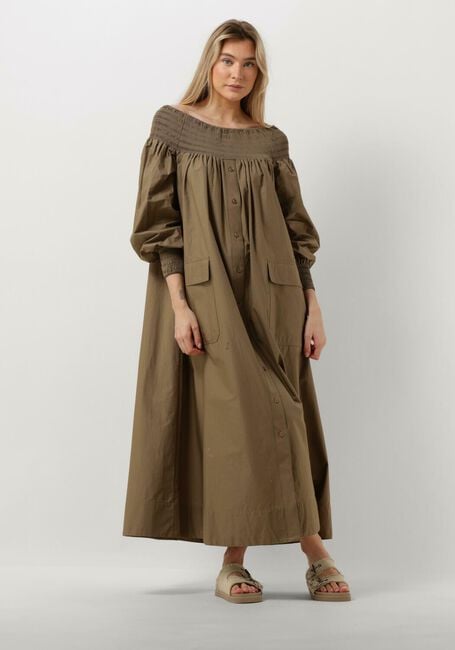 Groene MES DEMOISELLES Maxi jurk PARIMAR - large