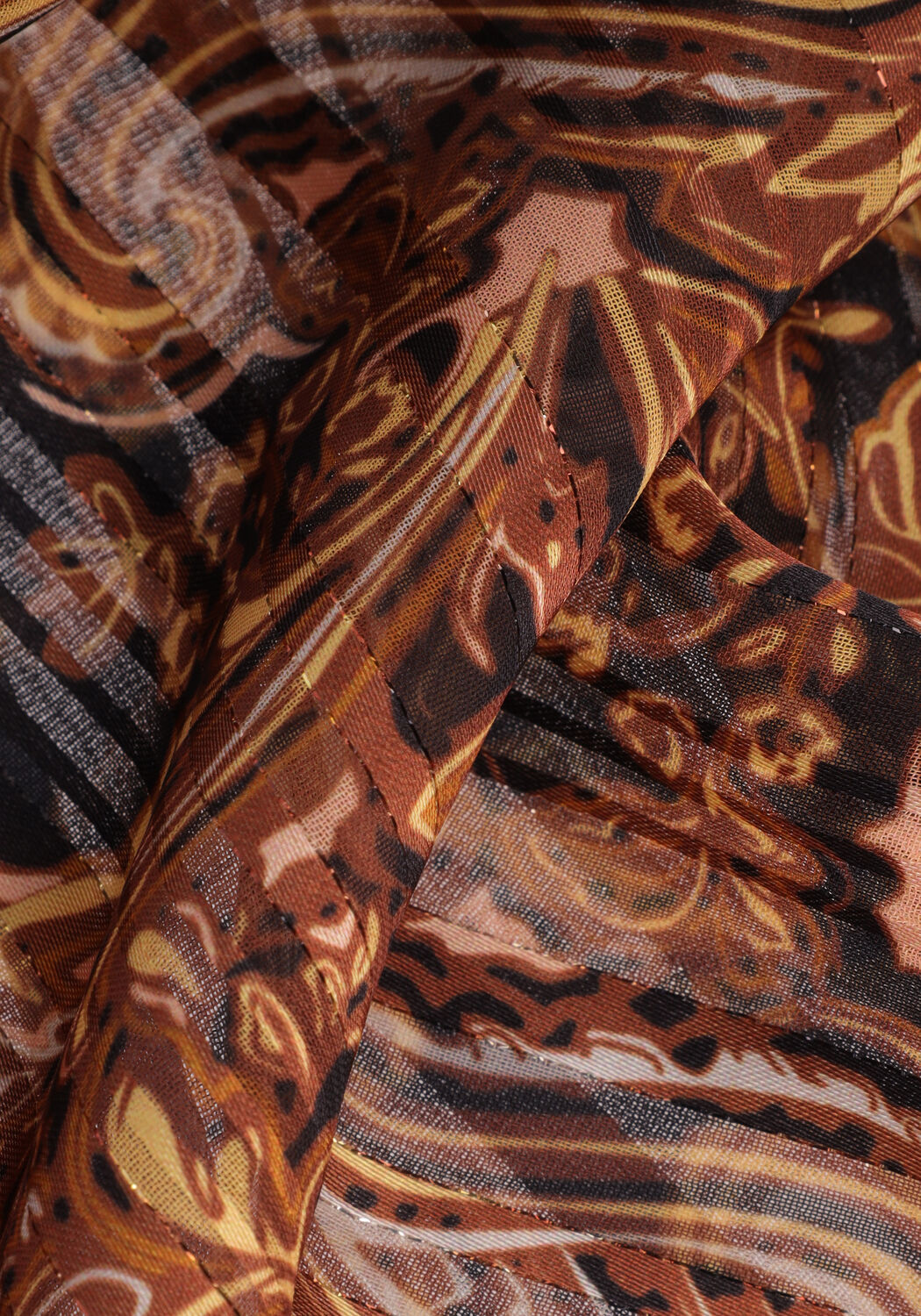 LIU JO TUNICA TS NAV LUREX Blouses en marron - large