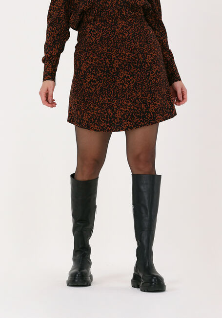 ANOTHER LABEL Mini-jupe VARME SKIRT en marron - large