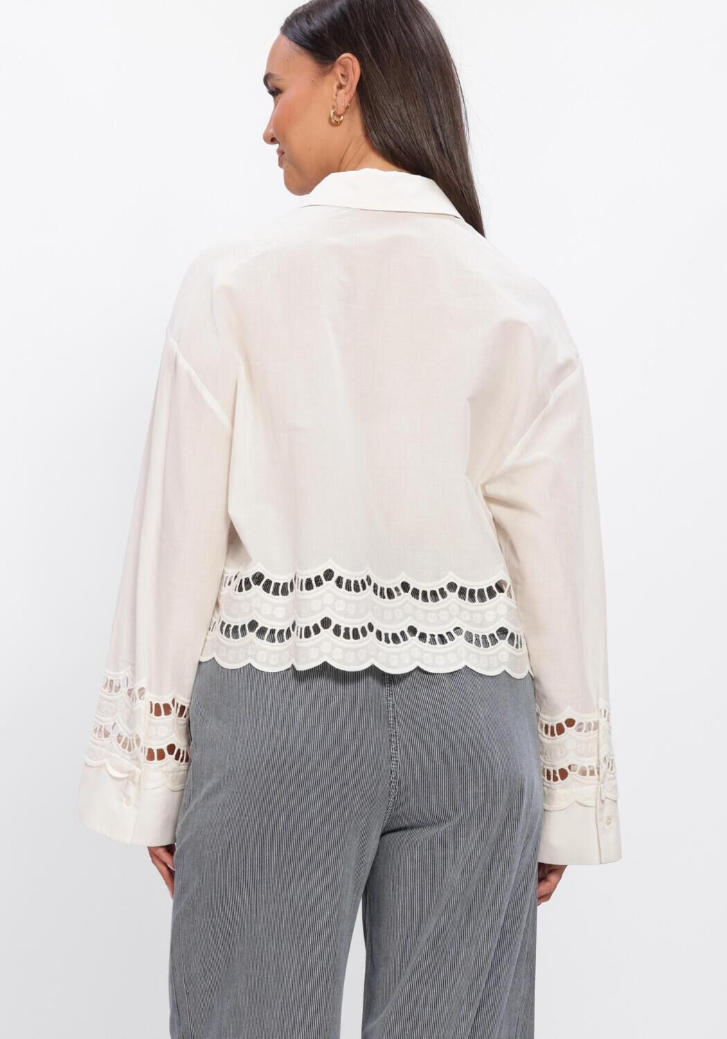 EDITED SOPHIA BLOUSE Blouses en blanc - large