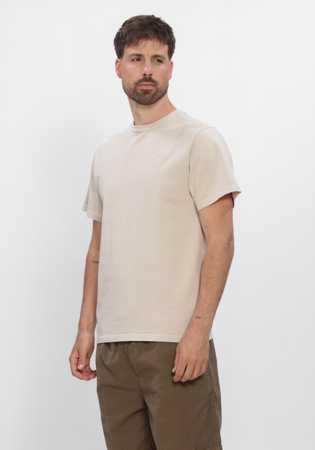 FOR&Eacute;T T-shirt OAK PIGMENT DYE T-SHIRT en beige - large