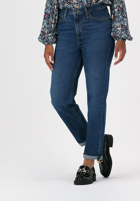 LEE Straight leg jeans CAROL (REGULAR STRAIGHT CROPPE en bleu - large