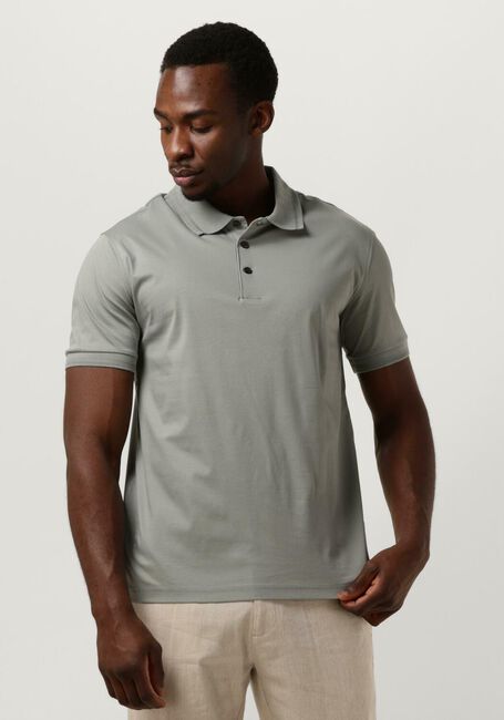 TIGER OF SWEDEN Polo RIOSE en vert - large