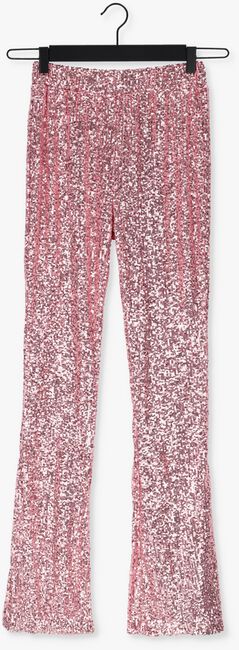 COLOURFUL REBEL Pantalon évasé JOLIE SEQUINS FLARE PANTS en rose - large