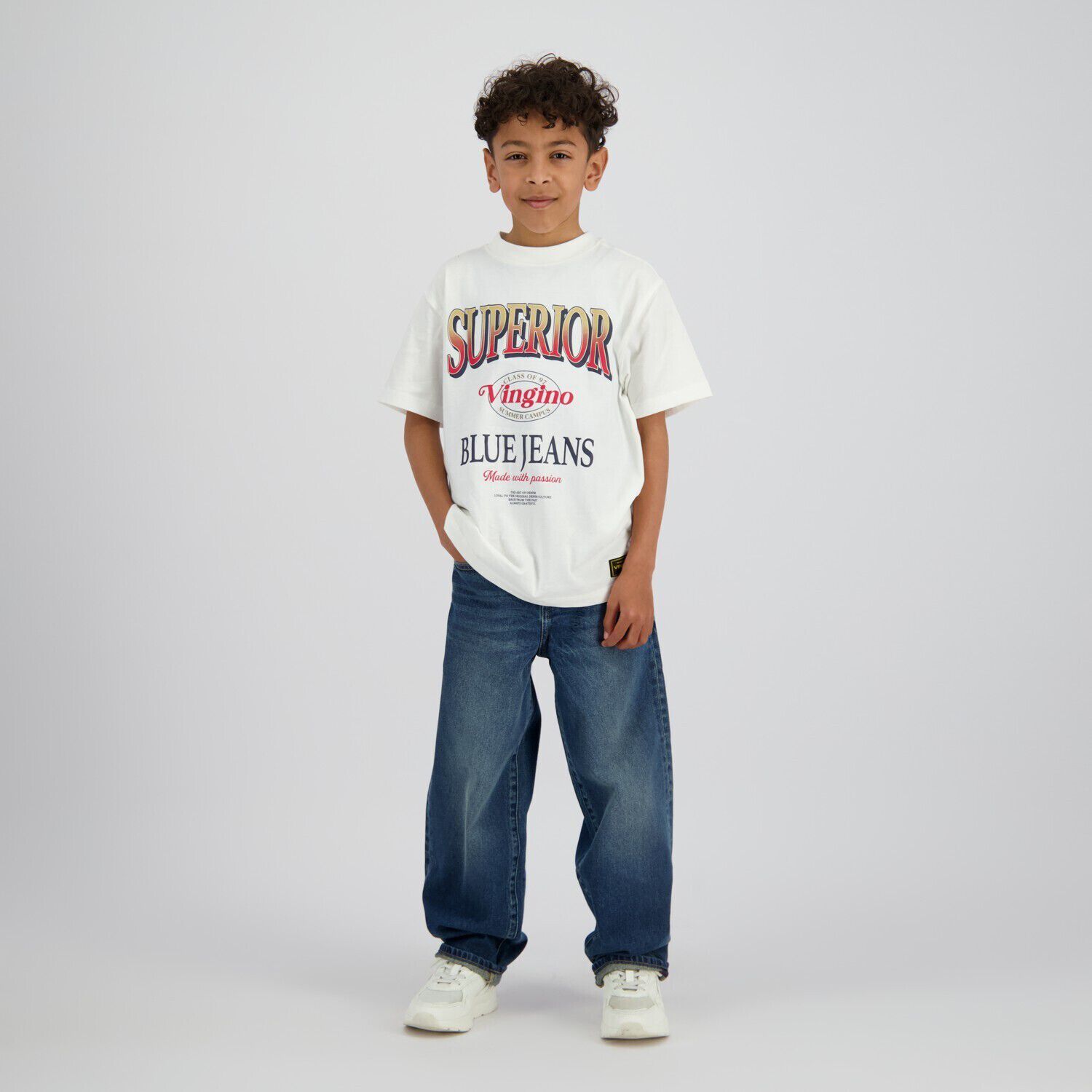 Witte VINGINO T-shirt HANIS - large