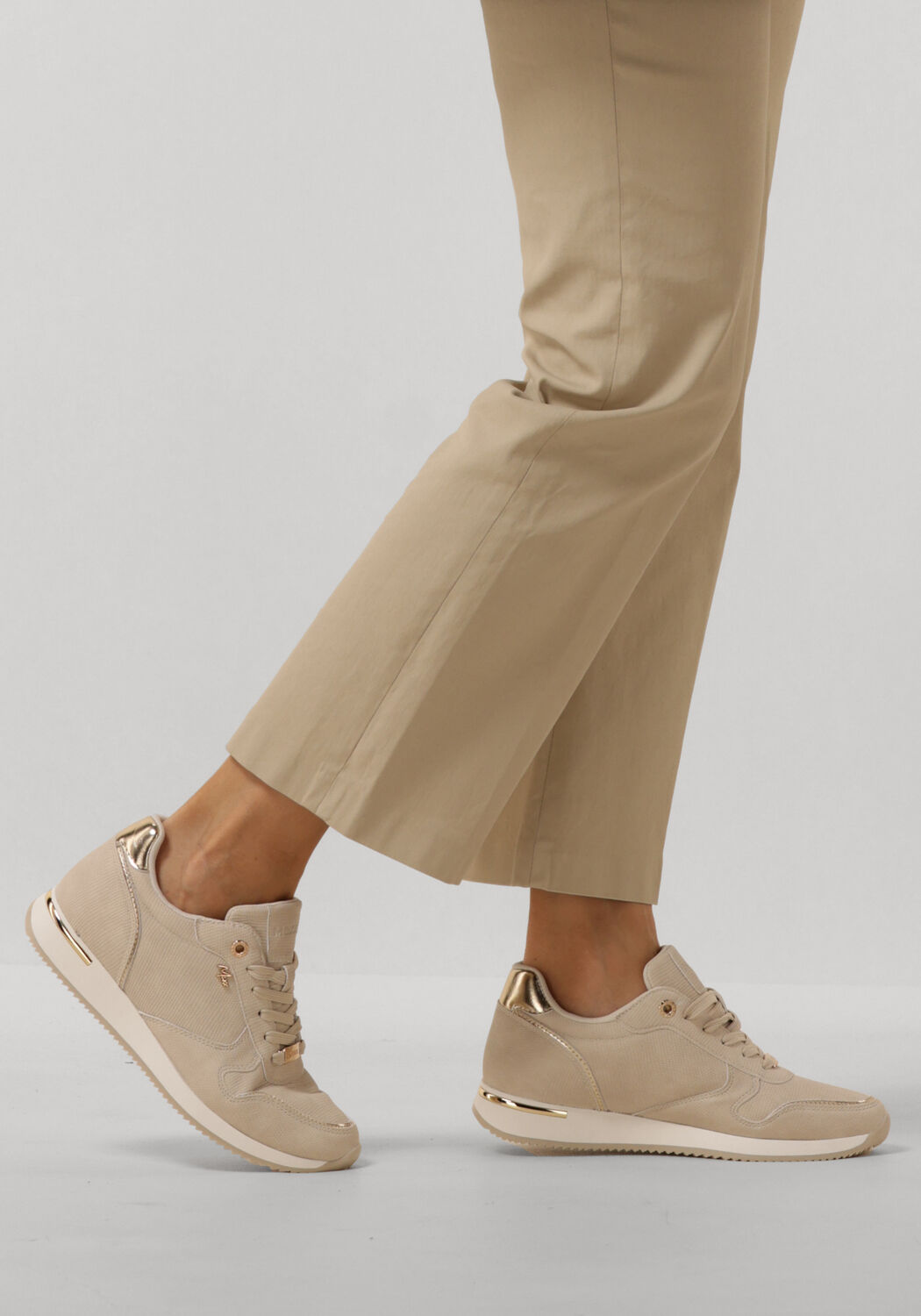 MEXX Baskets basses EKE en beige - large