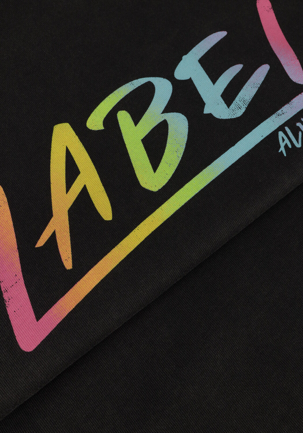 ALIX THE LABEL T-shirt LADIES KNITTED WASHED LABEL T-SHIRT en gris - large