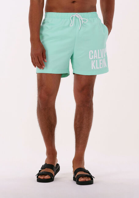 CALVIN KLEIN UNDERWEAR MEDIUM DRAWSTRING Shorts de bain Menthe - large
