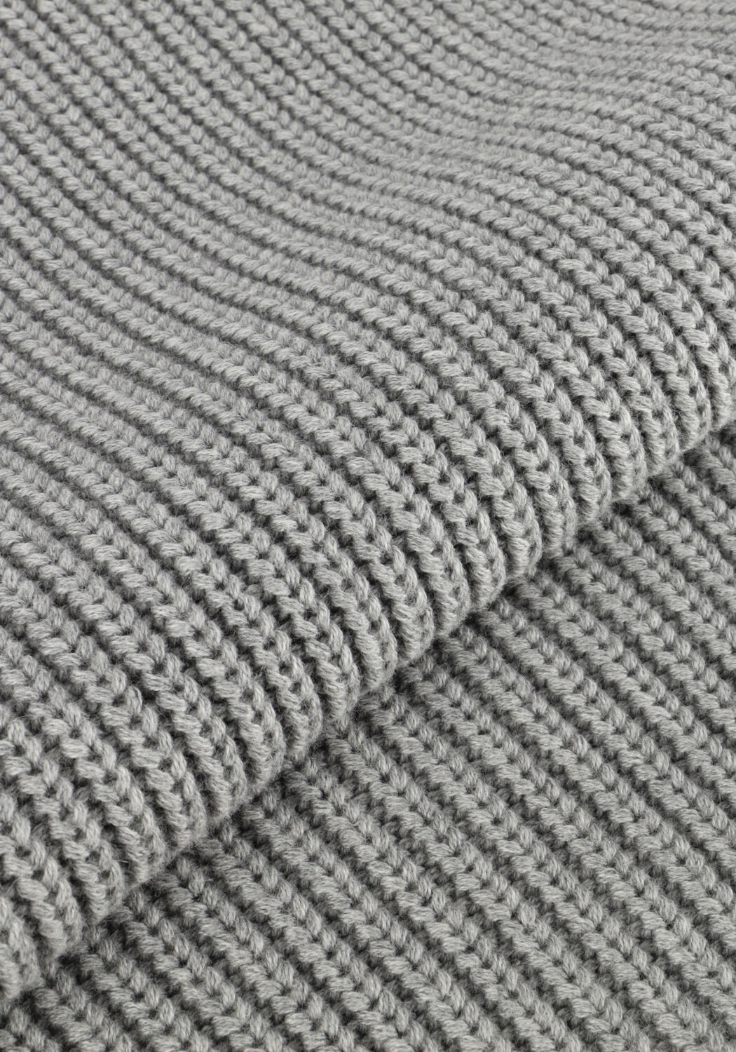 Grijze MOS MOSH Coltrui MMBIOLA BINE KNIT VEST - large