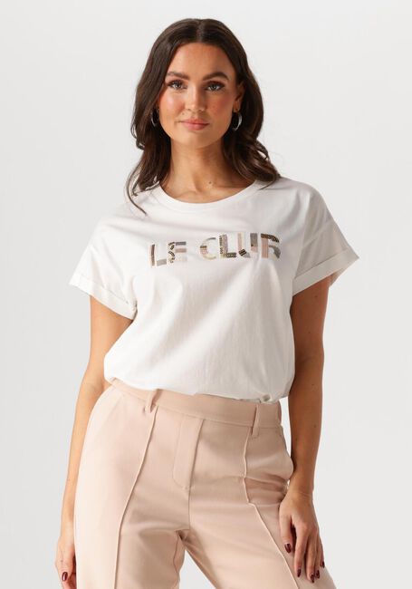 Gebroken wit NUKUS T-shirt FEMKE SHIRT LE CLUB - large