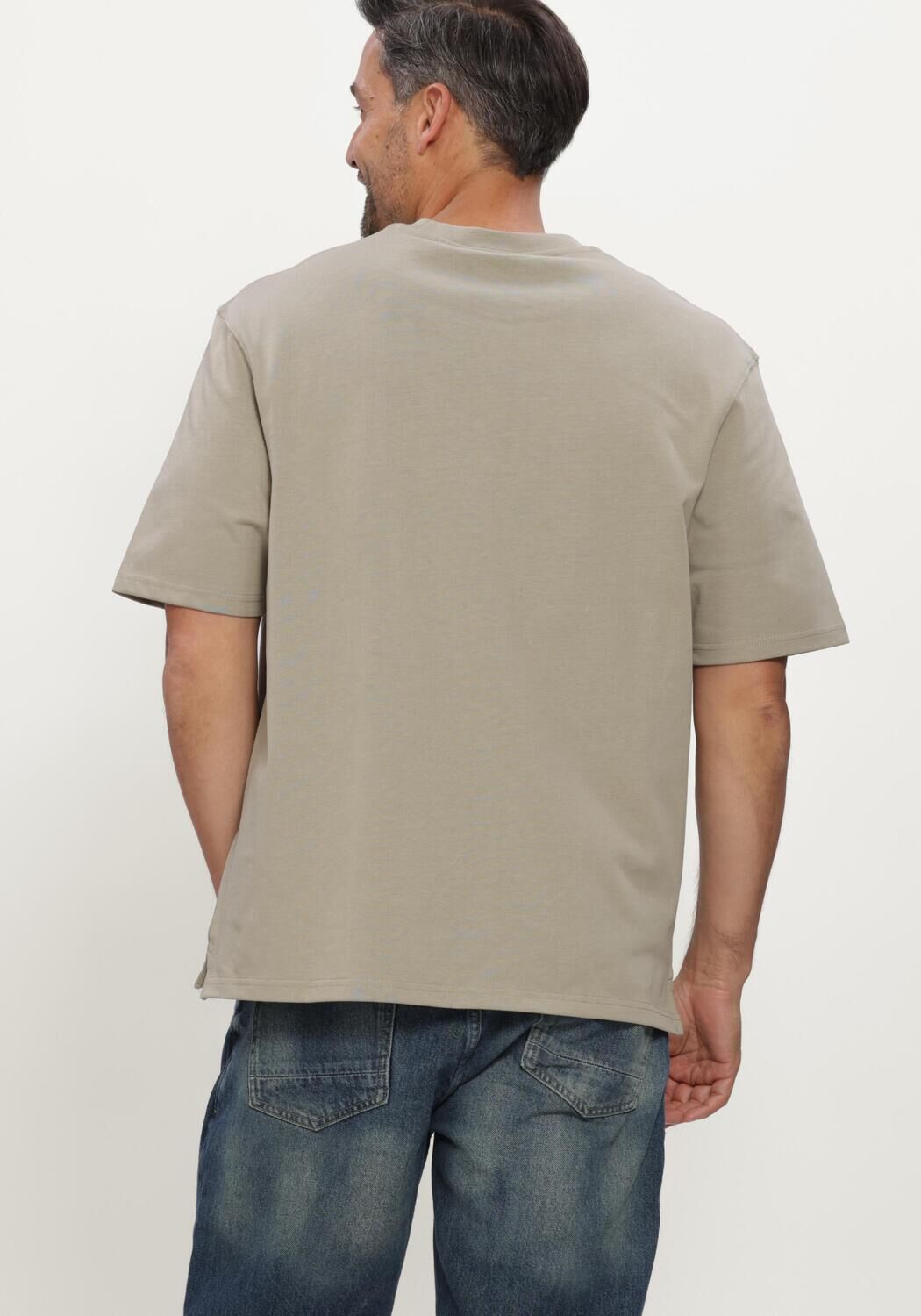 LYLE & SCOTT T-shirt HEAVYWEIGHT T-SHIRT Kaki - large