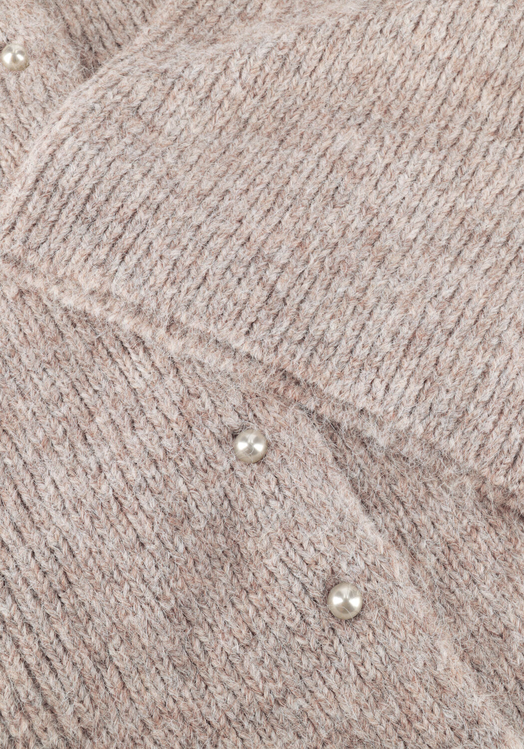 NEO NOIR Gilet AMAYA FLUFFY KNIT CARDIGAN Sable - large