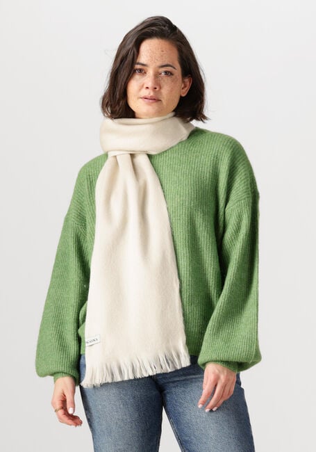 Beige ALPACA LOCA Sjaal SLIM SCARF - large