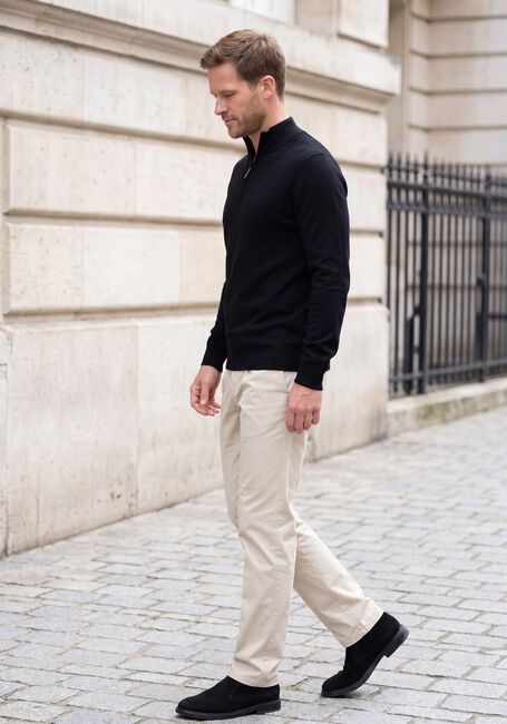 PROFUOMO Pull EXTRAFINE MERINO en noir - large