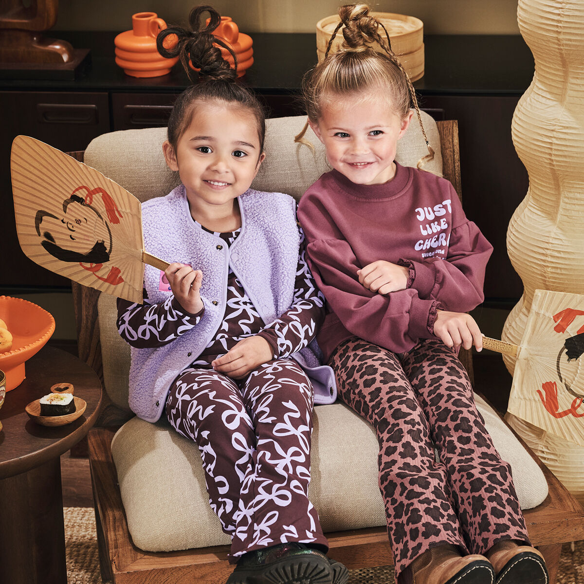 Z8 Pantalon &eacute;vas&eacute; SEVIM en marron - large