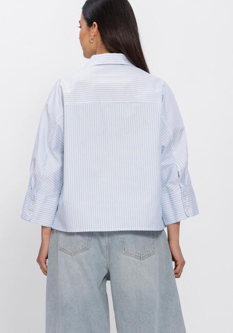 Blauwe SELECTED WOMEN  SLFESTER OVERSIZE 3/4 SHIRT - large