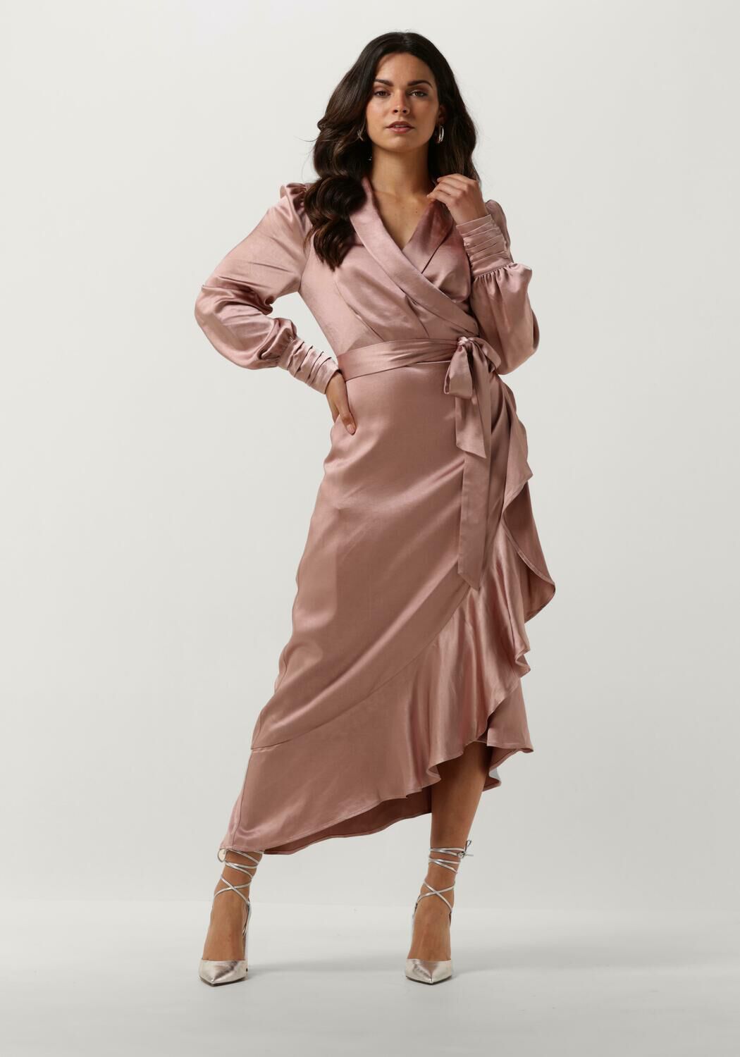 Satin jurk best sale