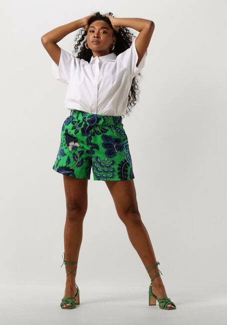 EST'SEVEN Pantalon courts TRINITY SHORT en vert - large