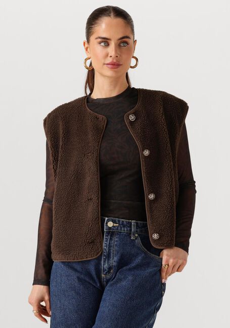 Bruine NEO NOIR Gilet MARIKO TEDDY VEST - large