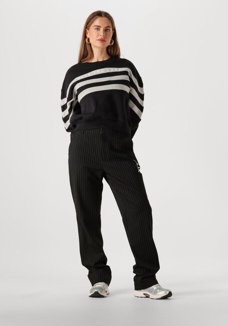 Zwarte ALIX THE LABEL Sweater LADIES KNITTED CROPPED SWEATER - large